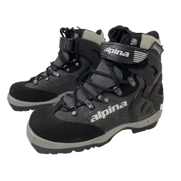 New Alpina BC 1550 Backcountry Telemark Black Gray Ski Boots Size 36 - Picture 7 of 16